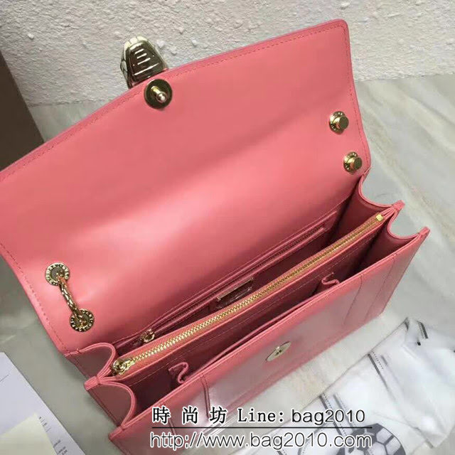 BVLGARI寶格麗 全球限量款 雙層款 新琺瑯Serpenti蛇頭包 鏈條單肩斜挎包 35106 FYD1296
